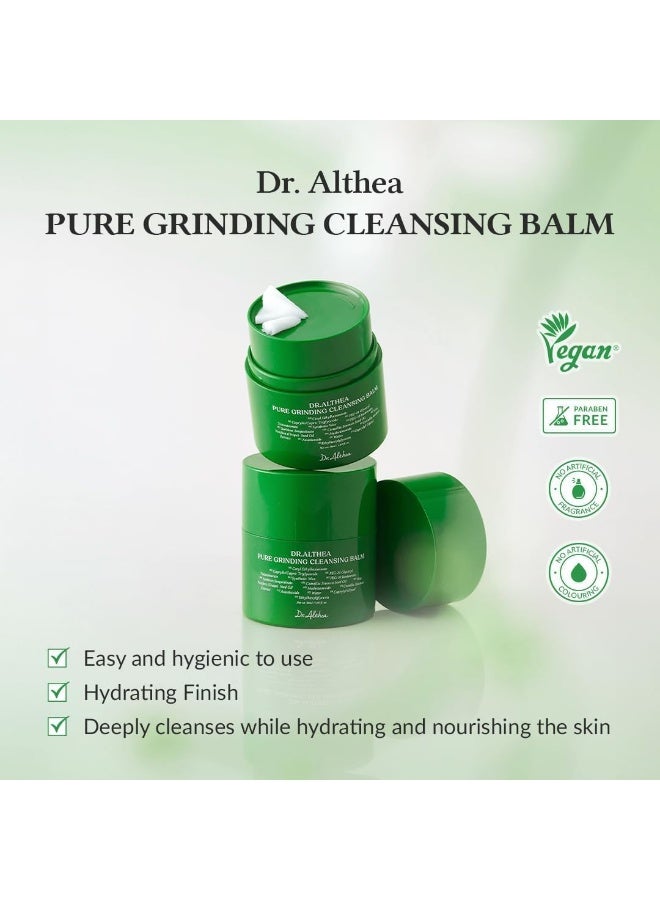 Dr.Althea Pure Grinding Cleansing Balm | Hygenic One-Step Makeup Remover with Madecassoside | Non-Greasy Sorbet Texture | Gentle, Soothing for All Skin Types | Korean Vegan Skincare | 1.69 Fl Oz - Image 3